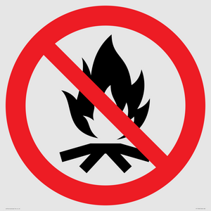 Prohibition: No campfire